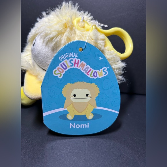 Nomi the Banana Bigfoot Clip Squishmallow - Picture 3 of 3